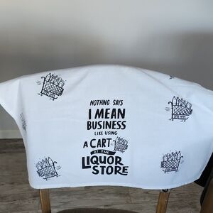 Primitives By Kathy Shopping Cart Tea Towel